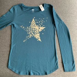 NWT Old Navy Size LG 10-12 Girls long sleeve shirt